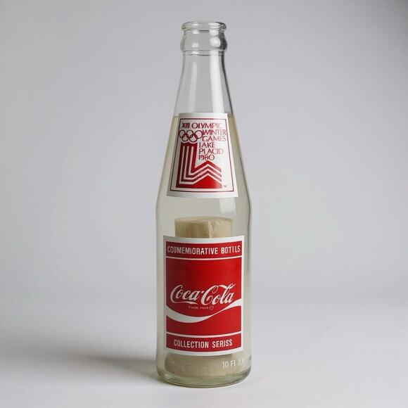 Coca-Cola Other - Coca-Cola Bottle 1980 Lake Placid XIII Winter Olympic Games Men’s Speedskating